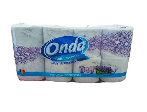 Hartie igienica Onda Lavanda 3 straturi 16 role